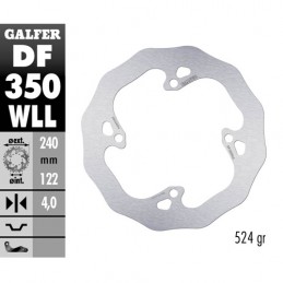 Disco freno Galfer Wave...