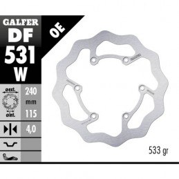 Disco freno Galfer Wave...